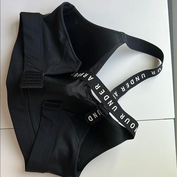 Under Armour Women's Black Sports Bra - Picture 2 of 5